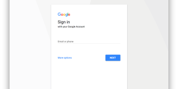 Google will change the look of its sign-in pages in the next few weeks