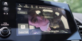 This minivan lets you monitor your kids in the back (Darth Vader voice optional)