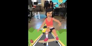 Miso Happy augmented reality app sticks your face on AR cartoons