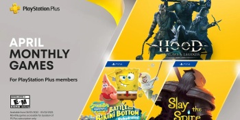 PS Plus games for April include Slay the Spire and Spongebob