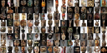 A researcher trained AI to generate Africa masks