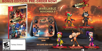Sonic Forces is out for Switch, PS4, Xbox One and PC on November 7