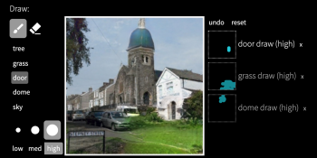 GAN Paint Studio uses AI to add, delete, and modify objects in photos